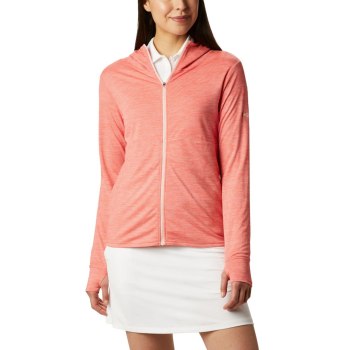 Columbia Omni-Wick Sky Full Zip Long Sleeve, Sudaderas Coral Para Mujer | 016354-FHC